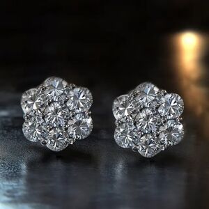 Beautiful Floral Stud Earrings